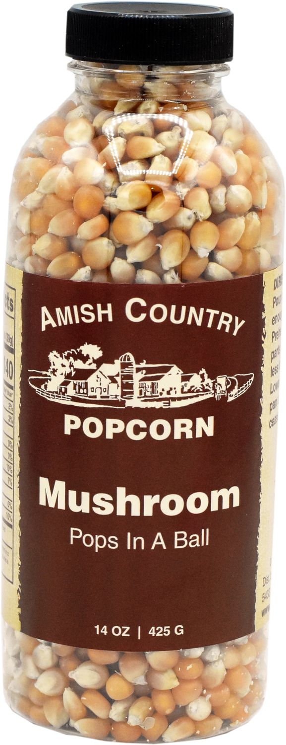 14oz Bottle of Mushroom Popcorn