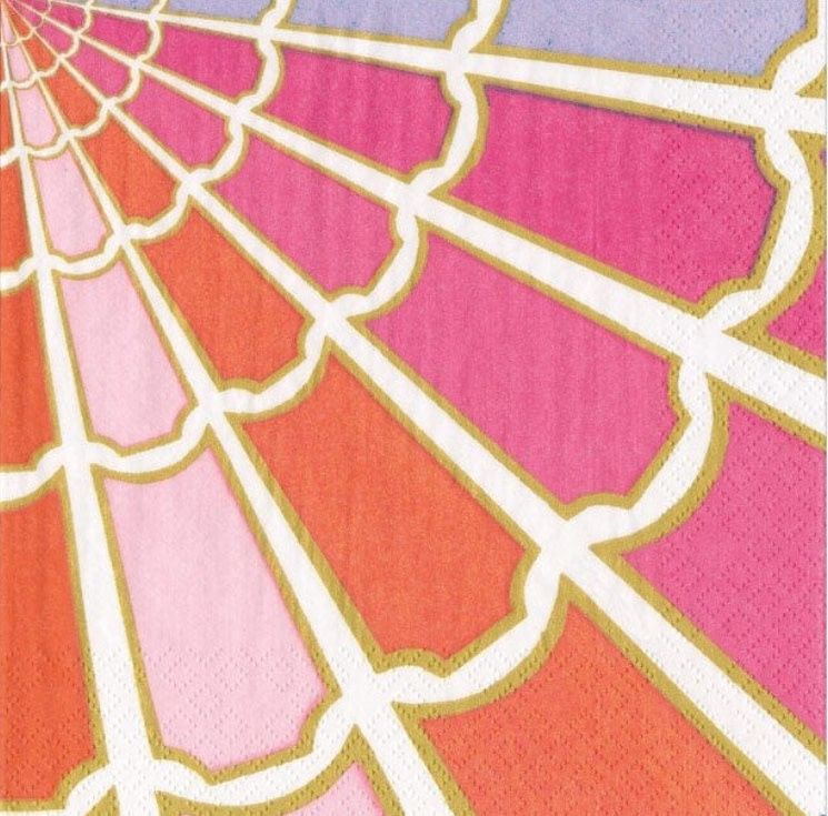 Color Wheel Cocktail Napkins pack of 20