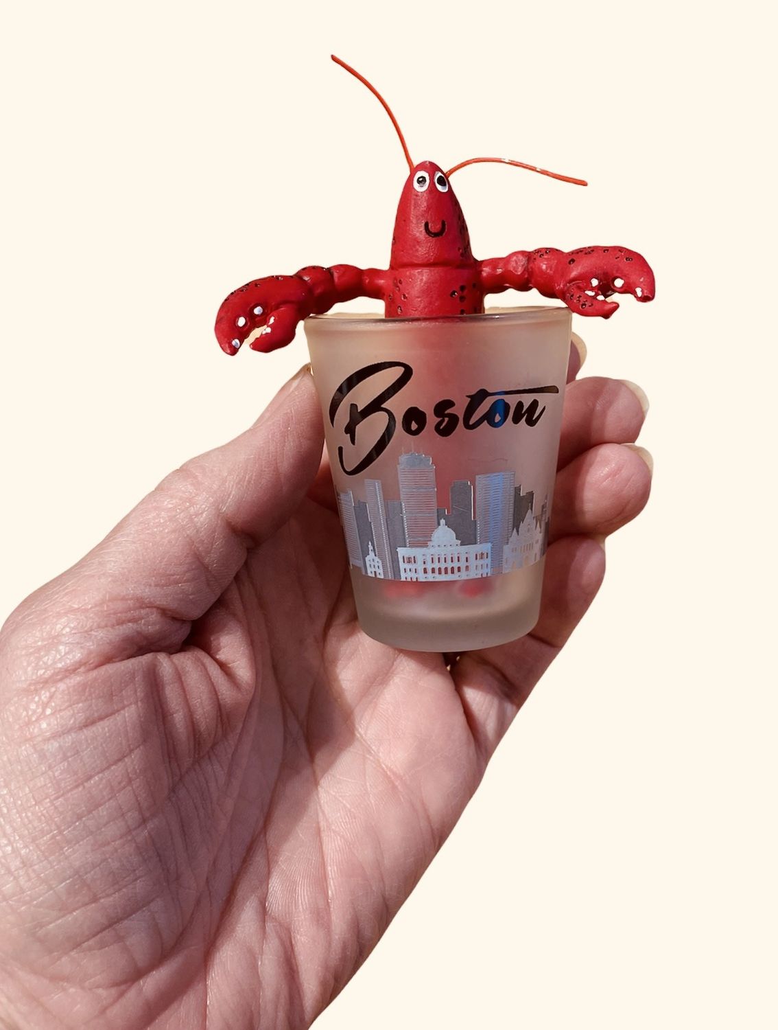 Boston Lobster Shot Glass