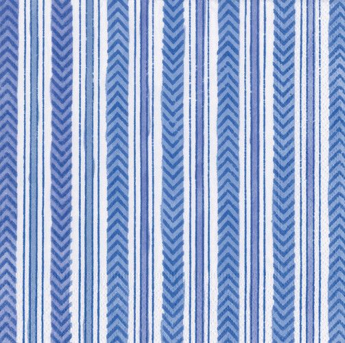 Carmen Stripe Blue Napkin Cocktail