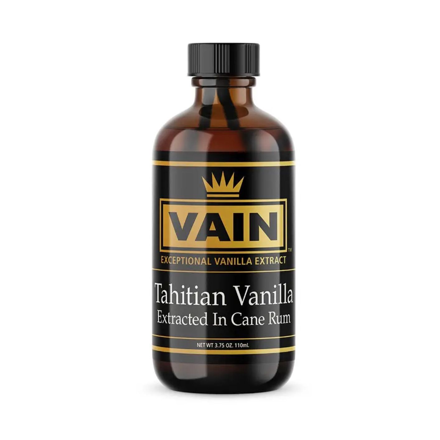 Tahitian Vanilla Extracted in Cane Rum 3.75oz
