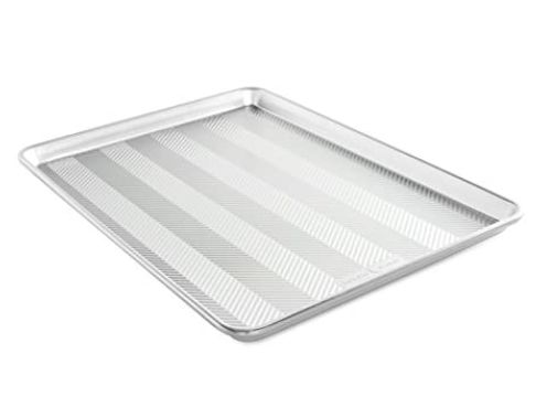 Naturals® Prism Textured  Aluminum Half Sheet with Nonstick Grid
