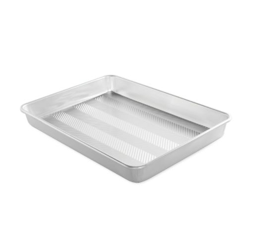 Naturals® Prism Textured  Aluminum 12"x17" High-Sided Baking Pan