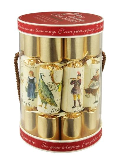 12 Days of Christmas Crackers Set of 12 - 10"