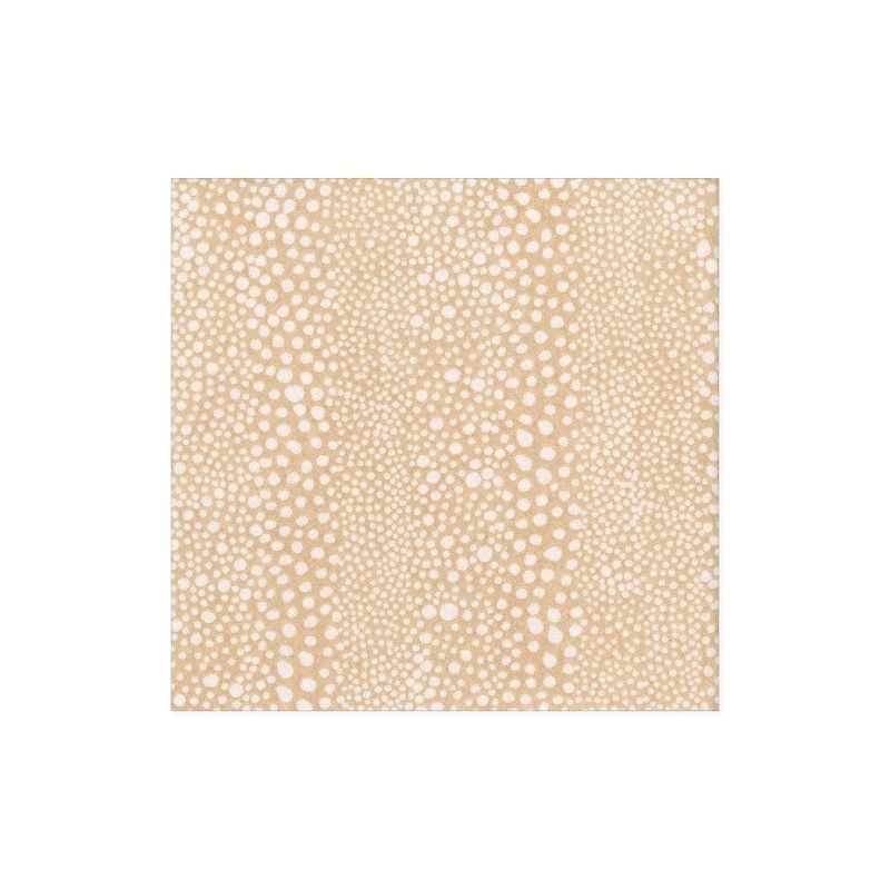 Pebble Paper Linen Cocktail Napkins in Beige - 15 Per Package
