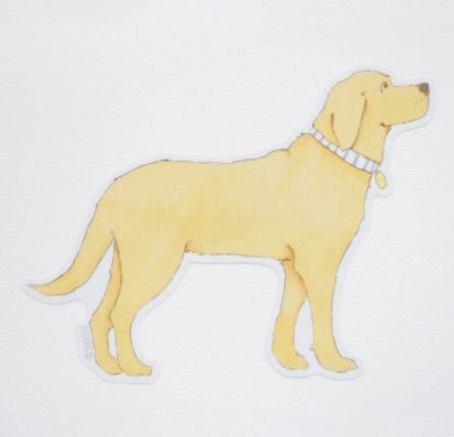 Golden Pup Sticker
