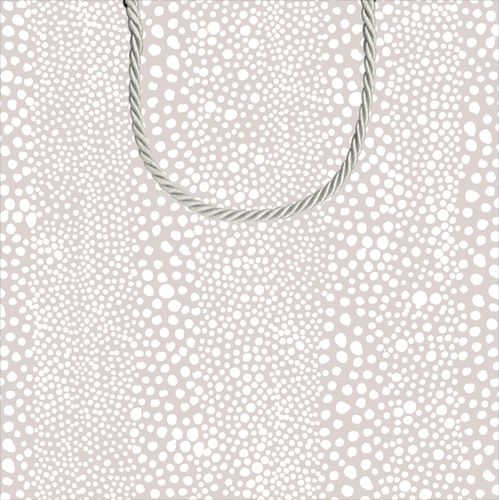 Pebble Grey Small Square Gift Bag - 1 Each