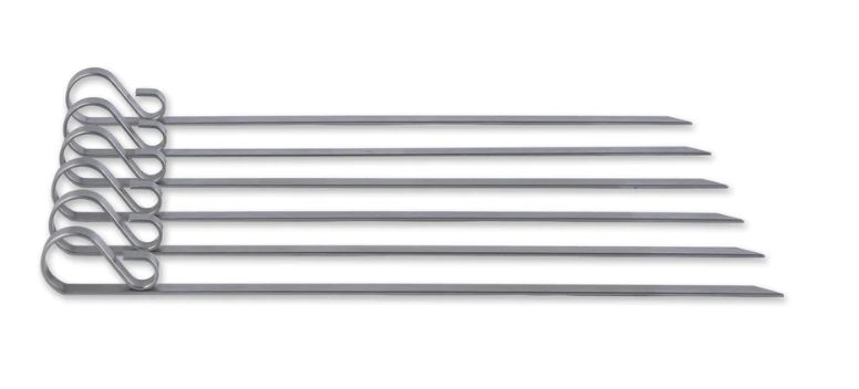 Endurance Flat Stainless Skewer Set of 6