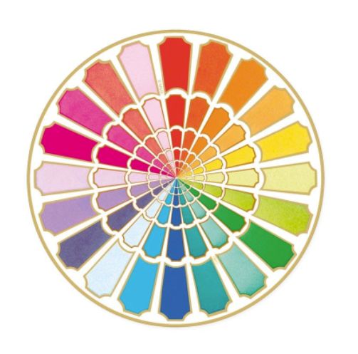 Color Wheel Paper Salad &amp; Dessert Plates - 8 Per Package