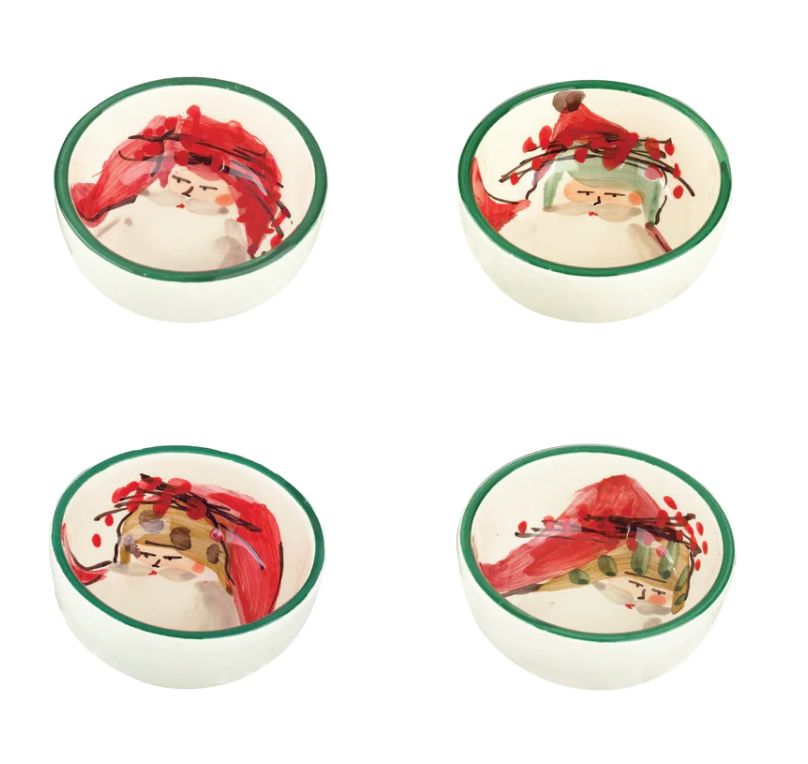 Old St. Nick Condiment Bowl Asst. Images