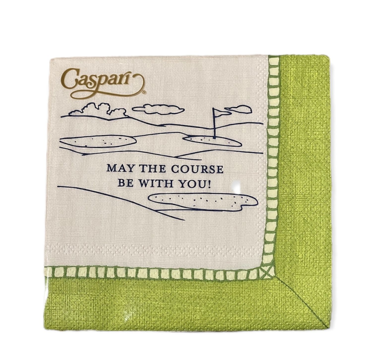 May the Course be with You Cocktail Napkins - 24 per package