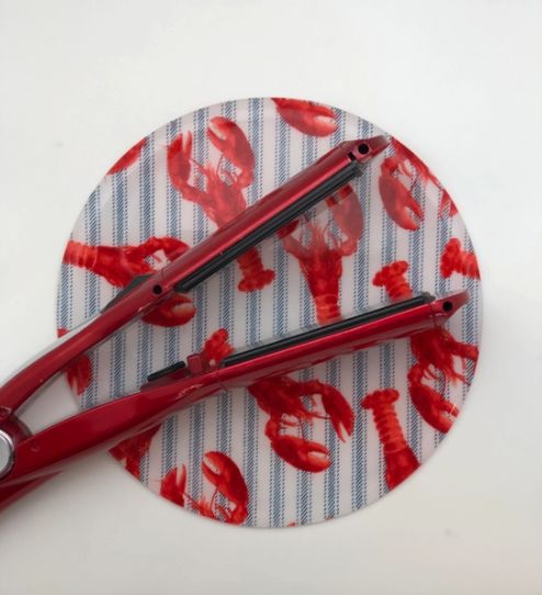 Lobsters  8" Round Trivet