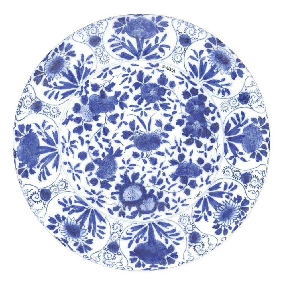 Delft Paper Dinner Plates in Blue - 8 Per Package