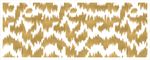 Modern Moire Gold Lacquer Bar Tray - 1 Each