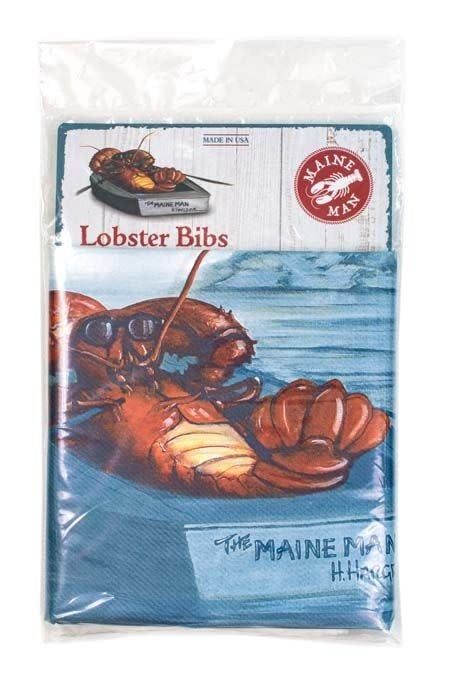Maine Man Lobster Bib Set/12