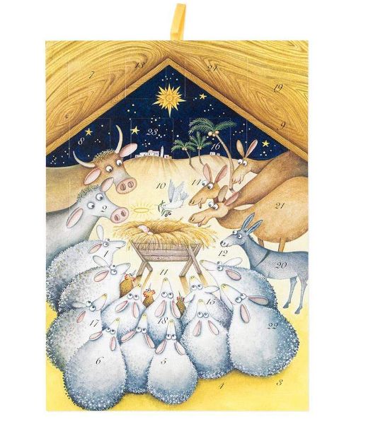 Nativity with Animals Advent Calendar - 1 Each