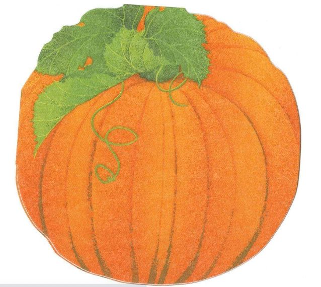 Pumpkin Die-Cut Paper Linen Party Napkins - 15 Per Package