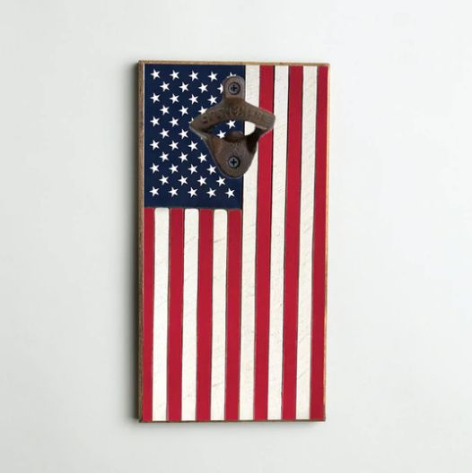 American Flag Bottle Opener