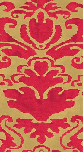 Red Palazzo Paper Guest Towel Napkins in White - 15 Per Package