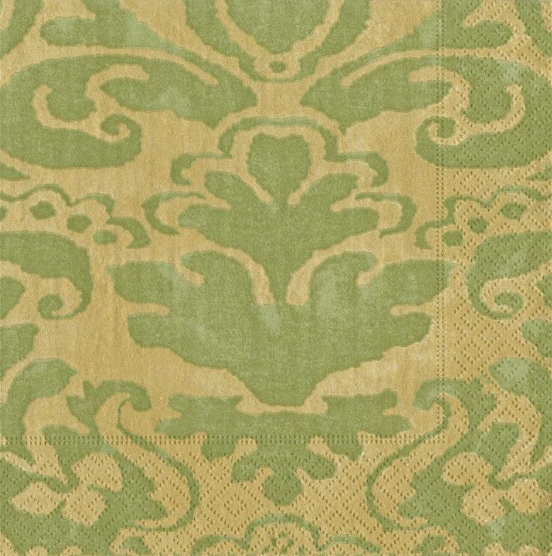Palazzo Moss Green Paper Dinner Napkins - 20 Per Package