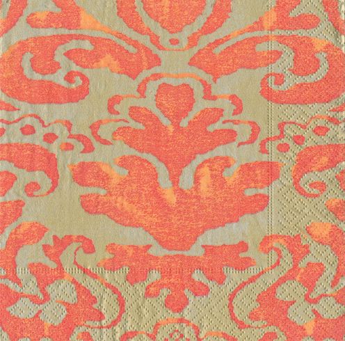Palazzo Coral Cocktail Napkins - 20 Per Package
