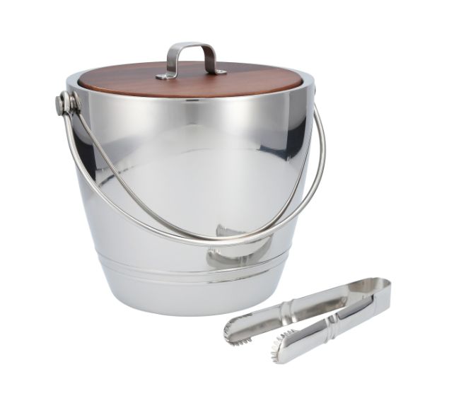 Crafthouse Round Ice Bucket with Scoop Set