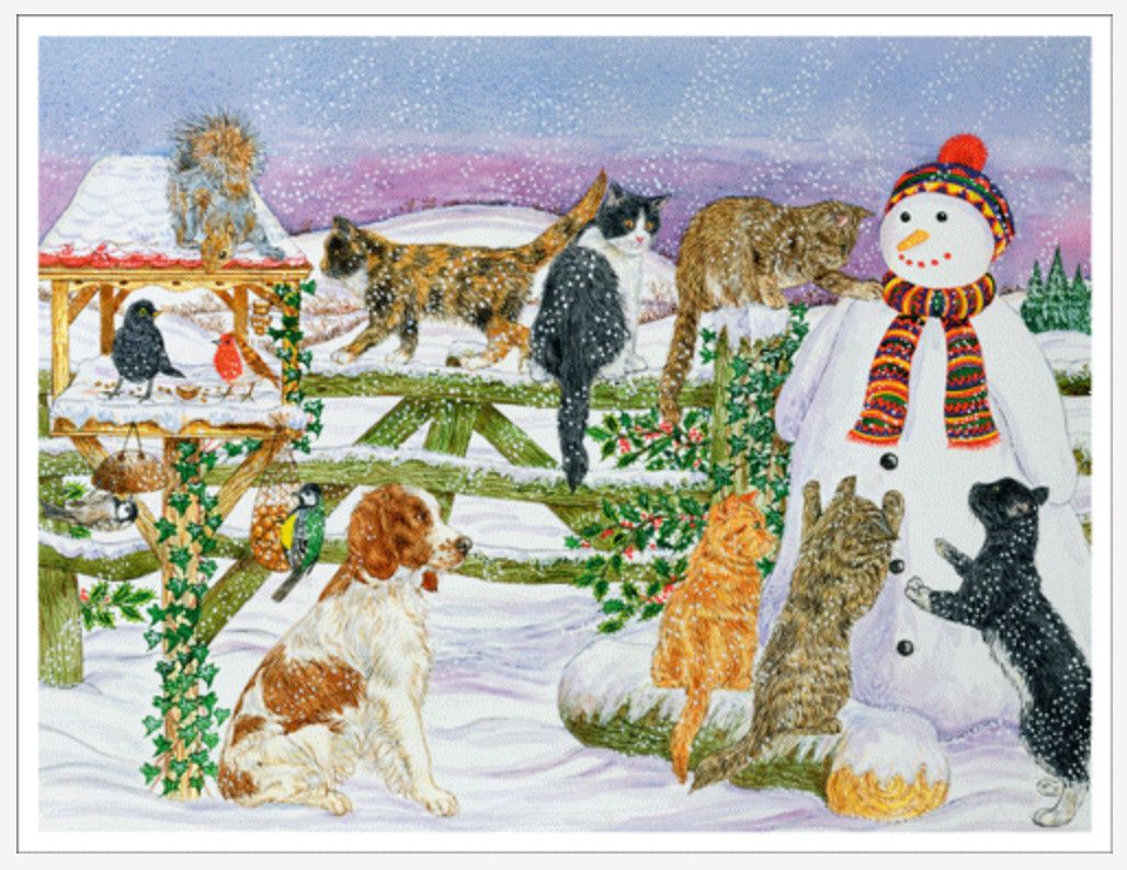 The Snowman And His Friends Christmas Card Box 16 Count