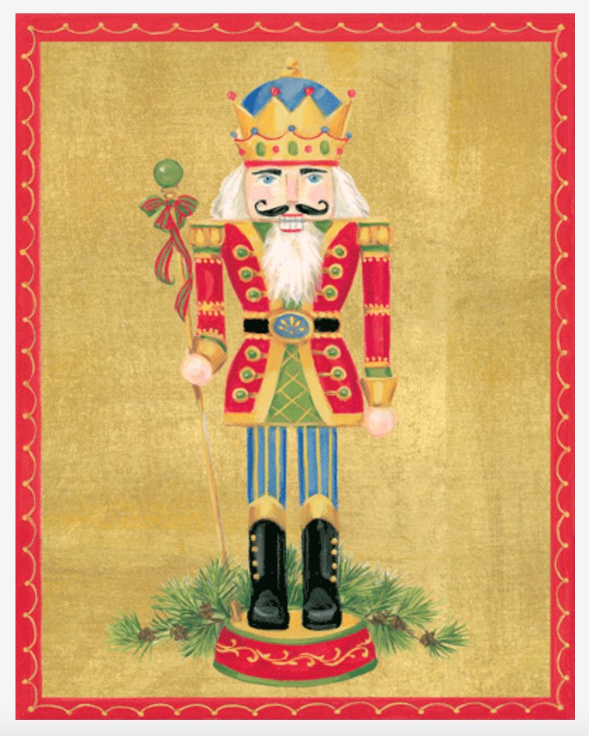 Nutcracker Christmas Card Box 16 Count