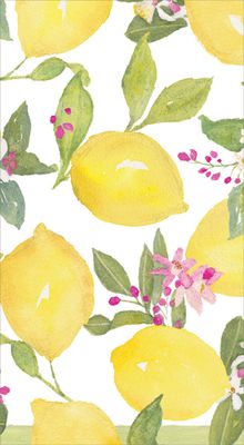 Limoncello Guest Towel Napkins - 15 Per Package