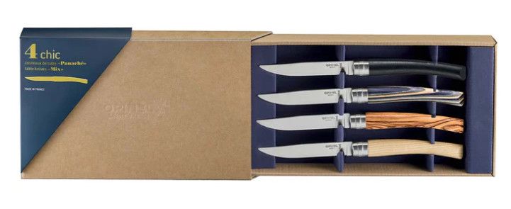 Set of 4 Table Chic Steak Knives ~ Mixed Handles