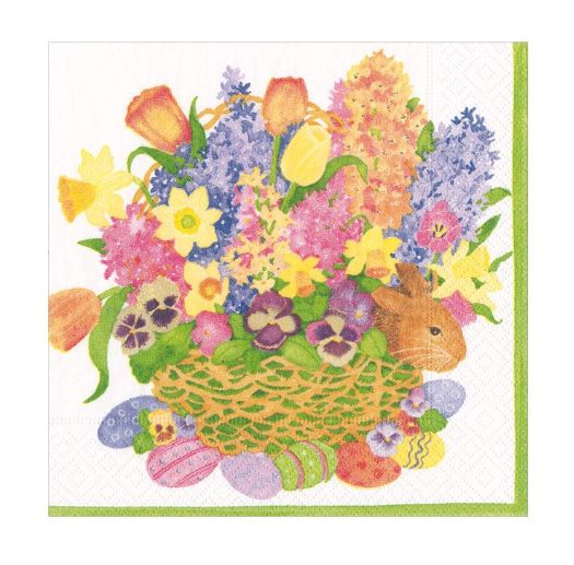 Peek A Boo Bunny Cocktail Napkins - 20 Per Package