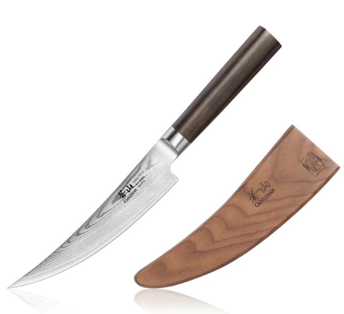 Haku Damascus Boning Knife 6" w/Saya