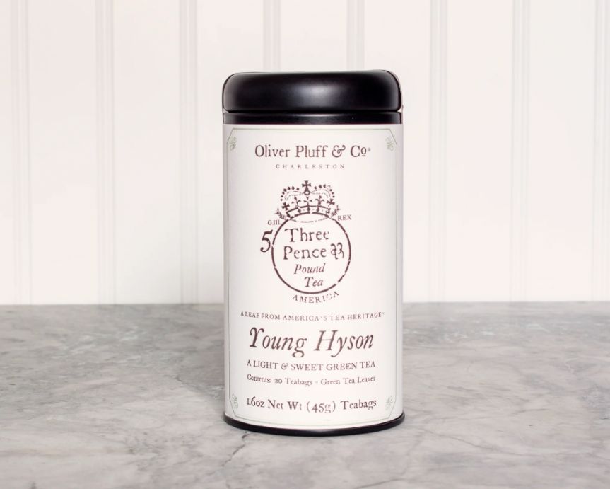 Young Hyson Tea - 20 Tea Bags in a Signature Tin