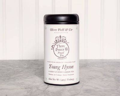 Young Hyson Tea - 20 Tea Bags in a Signature Tin