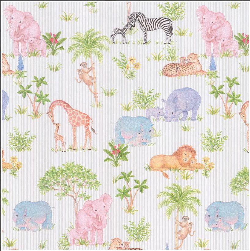 Safari Baby Gift Wrapping Paper - 30 x 8 Roll
