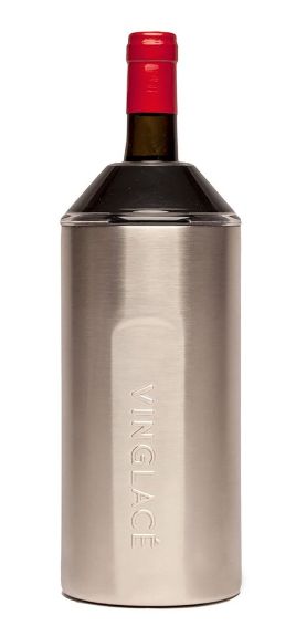 Wine Chiller – Stainless with Black Top