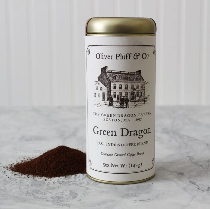 Green Dragon Coffee Blend Tin