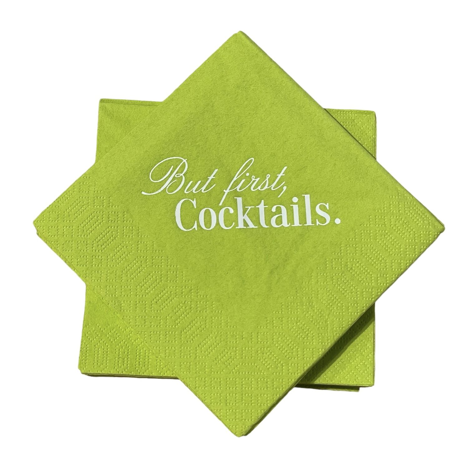 But first, Cocktails Cocktail Napkins - 24 per package
