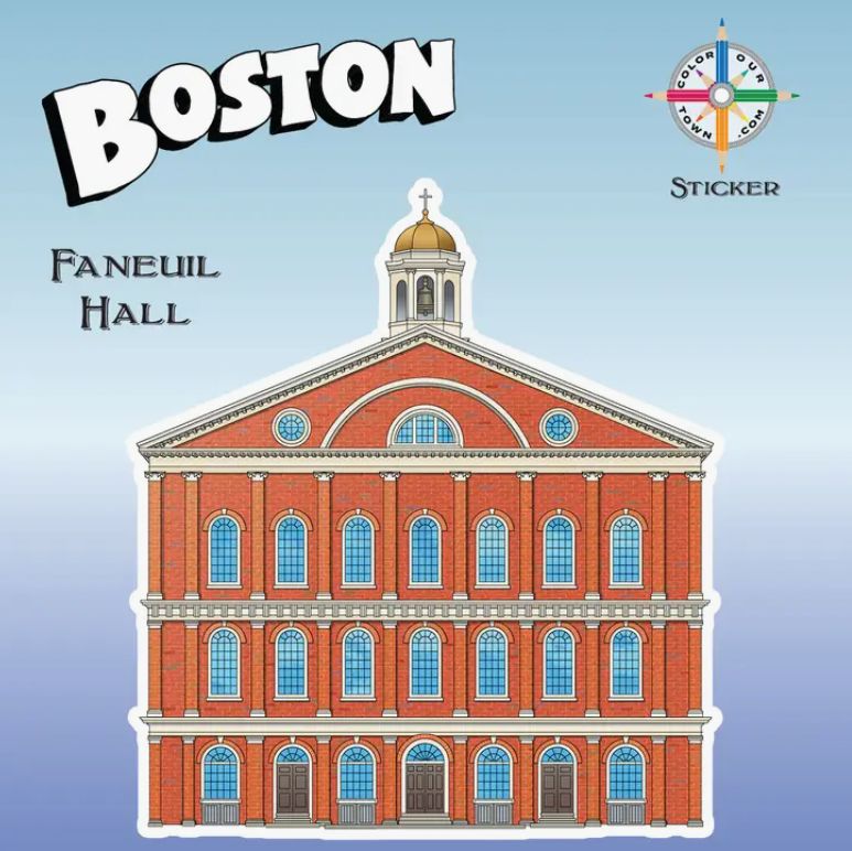 Faneuil Hall -Boston- Sticker