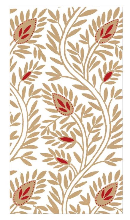 Samsara Gold Guest Towel Napkins - 15 Per Package