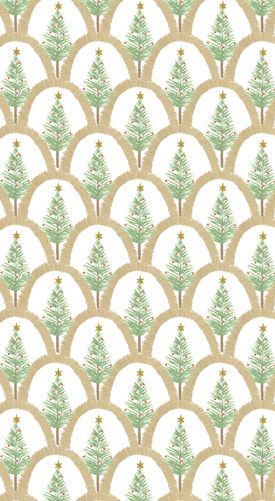 Deco Christmas Gold Guest Towel Napkins - 15 Per Package