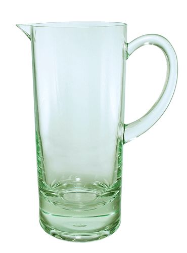 Tall Acrylic Pitcher - Light Green