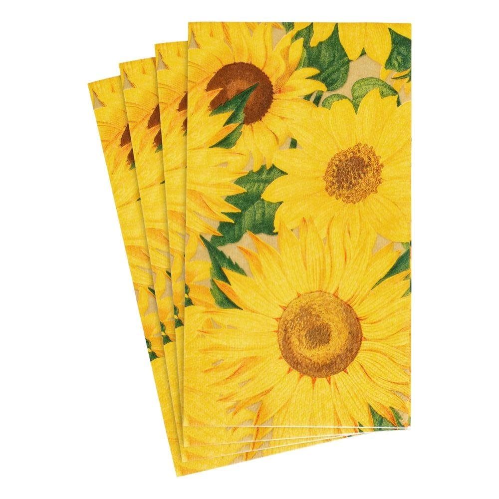 Sunflowers Guest Towel - 15 Per Package