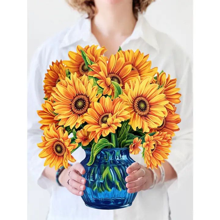 Sunflowers Pop-Up Greeting Card