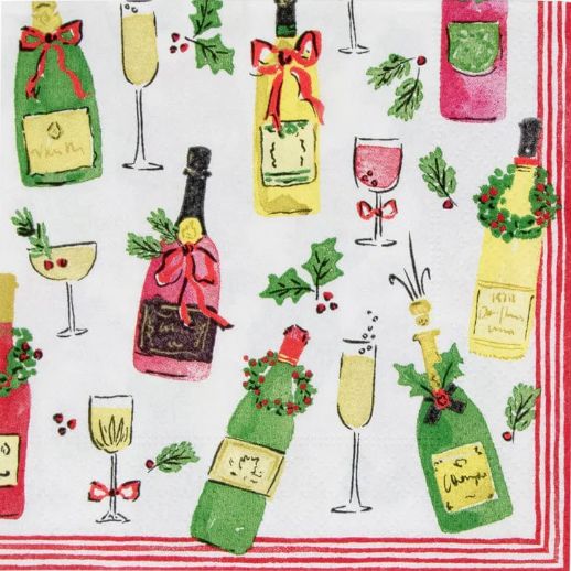Tipsy and Toasty Cocktail Napkins - 20 Per Package