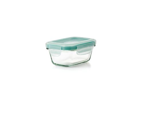 4 oz Smart Seal Glass Rectangle Container