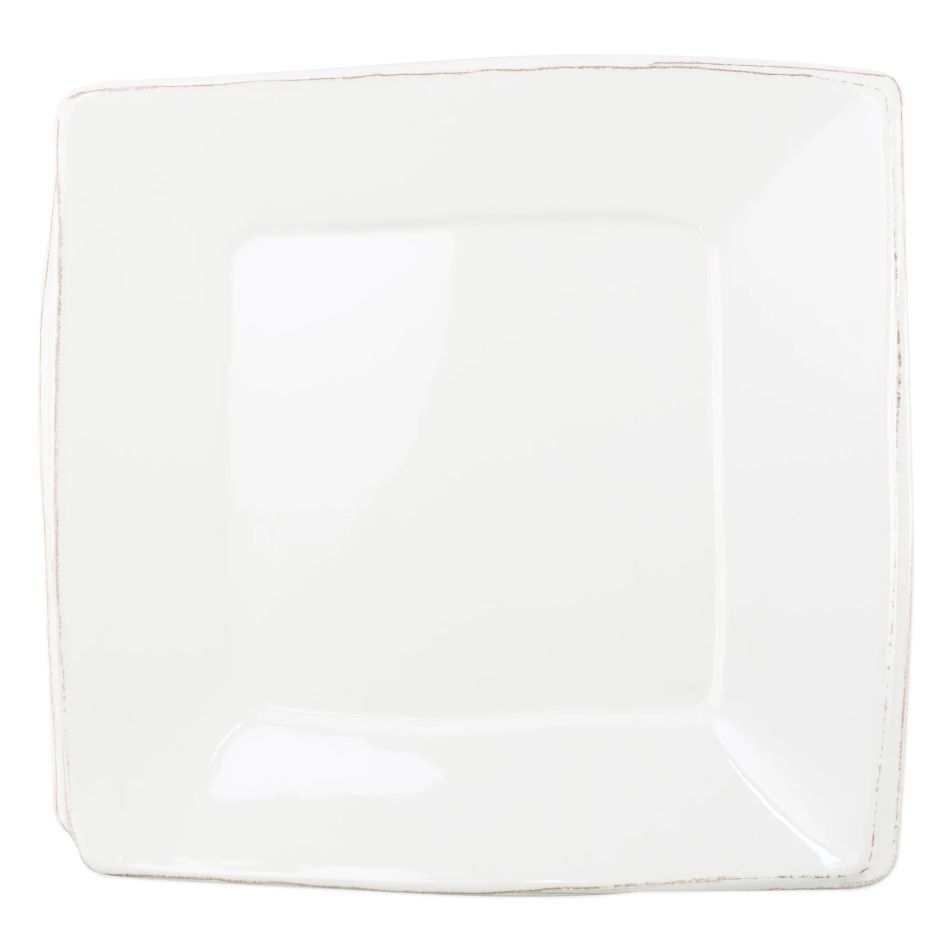 Melamine Lastra White Square Platter