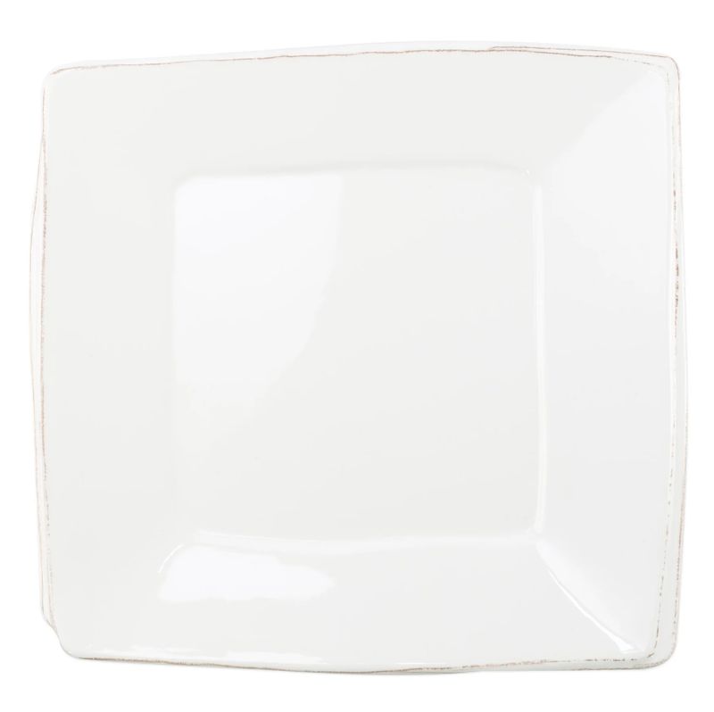Melamine Lastra White Square Platter