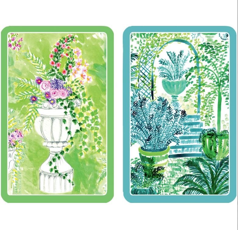 Jardin De Luxembourg Large Type Playing Cards - 2 Decks Included
