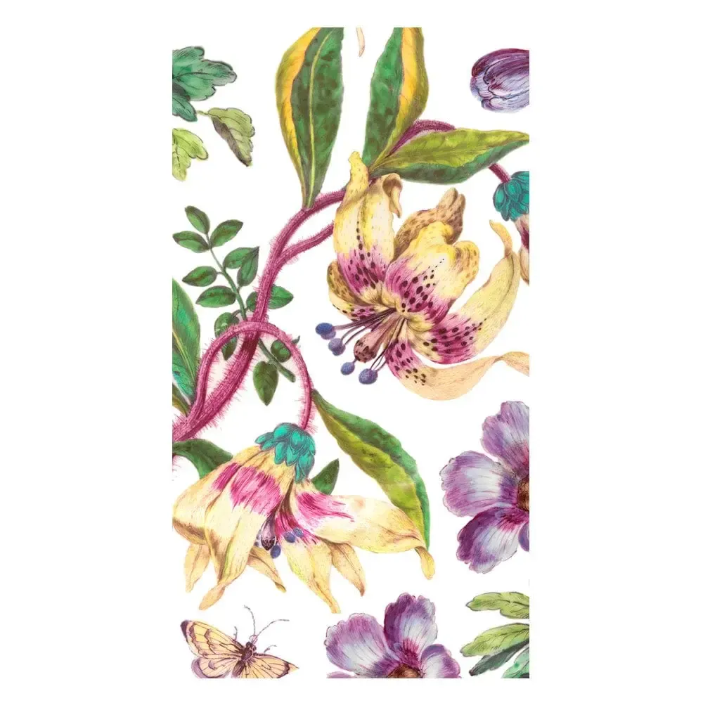Porcelain Bloom Ivory Guest Towel - 15 Per Package